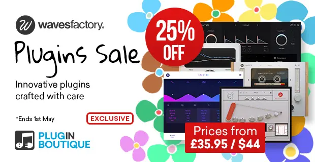 Wavesfactory Plugins Spring Sale (Exclusive)