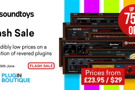 Featured image for “Soundtoys Flash Sale”
