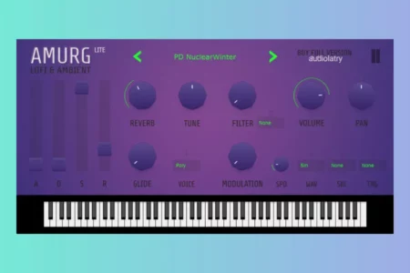 Featured image for “audiolatry releases synthesizer Amurg Lite for free”