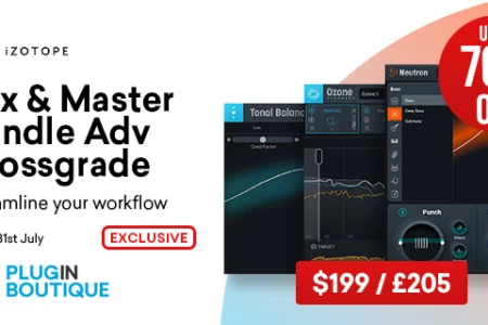 Featured image for “iZotope Mix & Master Bundle Advanced Crossgrade Sale (Exclusive)”