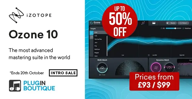 iZotope Ozone 10 Intro Sale