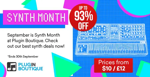 Plugin Boutique September Synth Month Sale (Exclusive)