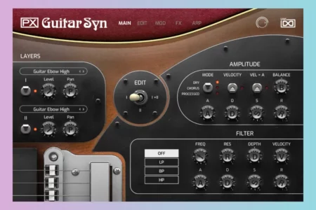 Featured image for “UVI released PX Guitar Syn”