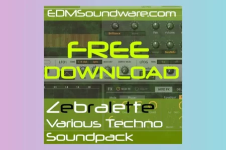 Featured image for “Edmsoundware.com released Zebralette Various Techno Soundpack”