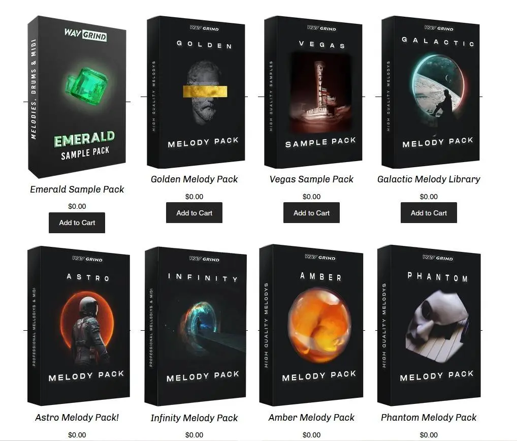 WAV Grind releases thousands of free Sample & MIDI packs