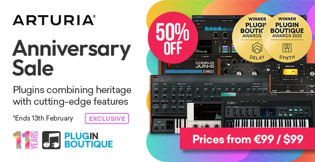 Plugin Boutique’s 11th Anniversary: Arturia Sale (Exclusive)