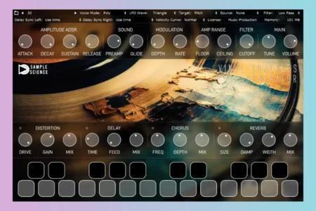 Featured image for “SampleScience released Vinyl Crackles Generator plugin for free”