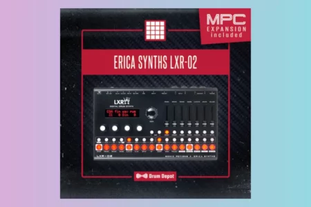 Featured image for “Erica Synths LXR-02 – 84 raw Electro, Techno & D&B drum kits”