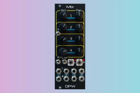 Featured image for “DPW Design released Mix (4 channel stereo mixer)”