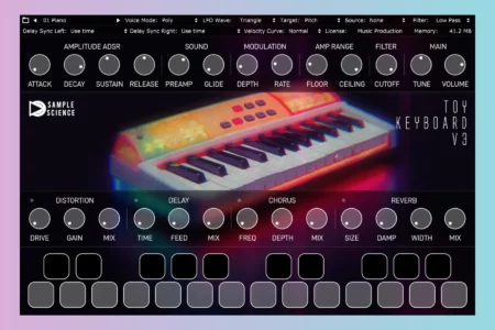 Featured image for “SampleScience released Toy Keyboard v3 for free”