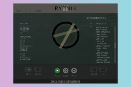 Featured image for “Cinematique Instruments released Rytmik 2”