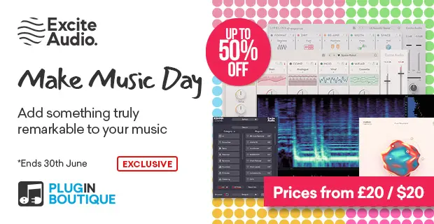 Excite Audio Make Music Day Sale (Exclusive)