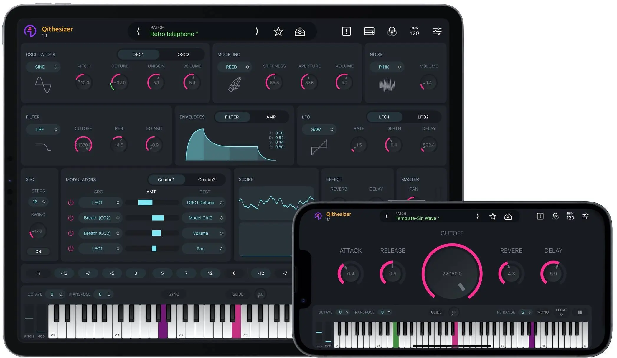 Robkoo releases physical modelling Synthesizer Qithesizer