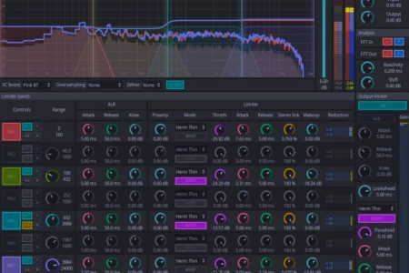 Featured image for “LSP Multiband Limiter – Free effects by Linux Studio Plugins Project”