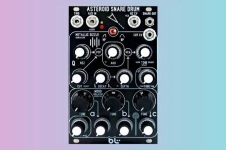 Featured image for “Blue Lantern Modules released Asteroid Snare Drum MK2”