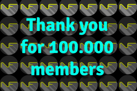 Featured image for “Thank you for 100.000 members”