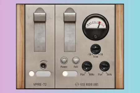 Featured image for “Fuse Audio Labs released VPRE-72 for free”