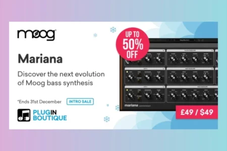 Featured image for “Moog Mariana 50% off at Plugin Boutique”