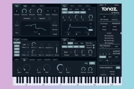 Featured image for “Retornz releases free synth ToneZ V2”