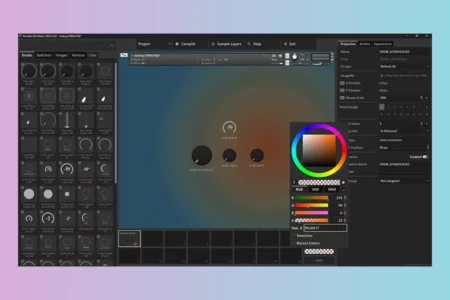 Featured image for “Rigid Audio has released Kontakt GUI Maker (KGM), a WYSIWYG Kontakt instrument creation tool for Windows”