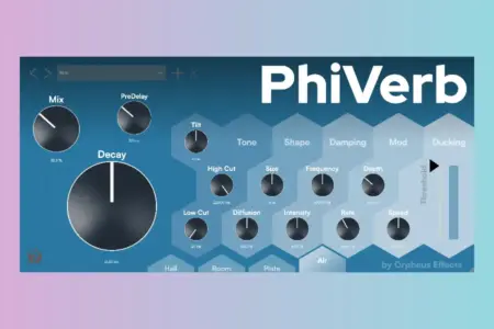 Featured image for “PhiVerb Reverb Plugin by Orpheus Effects: Versatile Algorithms for Realistic Sound”