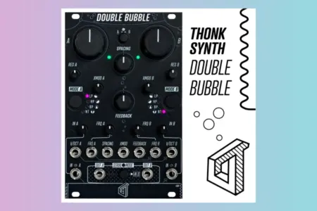 Featured image for “Thonk Double Bubble: Dual Multimode Analog Filter Module”