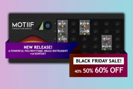 Featured image for “Crocus Soundware Launches Motiif: Expedition Brass for Kontakt”