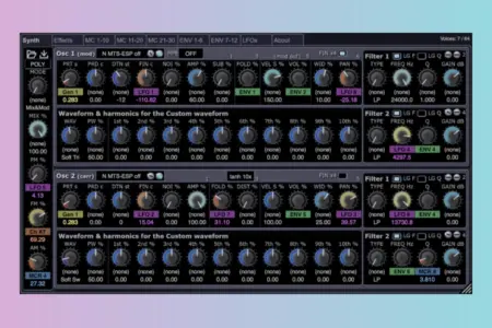 Featured image for “Attila M. Magyar Updates JS80P Free Synth VST”