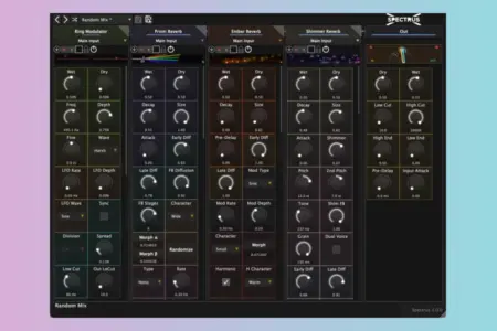 Featured image for “Spectrus: Modular Multi-FX Plugin with 9 Reverbs”