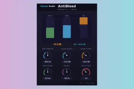 Featured image for “Clarum Audio AntiBleed: Auto Mic Bleed Removal Plugin”