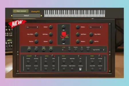 Featured image for “DamyFX Red Devil Poly 3: 80s Analog VST3 Synth”