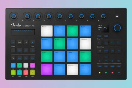 Featured image for “Fender Motion 16 and 32: New Polyphonic Aftertouch MIDI Controllers”