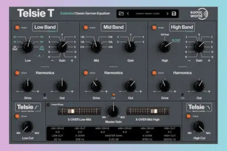 Featured image for “SonicWorld Telsie T EQ Delivers Vintage W695 Tone”