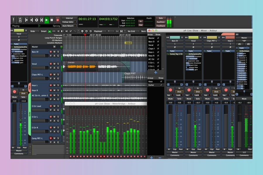 Ardour 9.5: Enhanced MIDI Editing for Free DAW