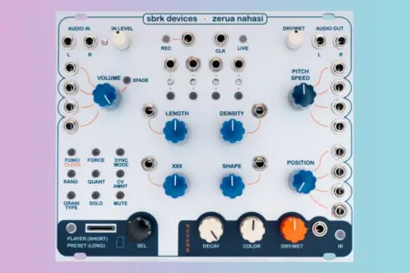 Featured image for “SBRK Devices Zerua Nahasi: Polyphonic Granular Eurorack Synth”