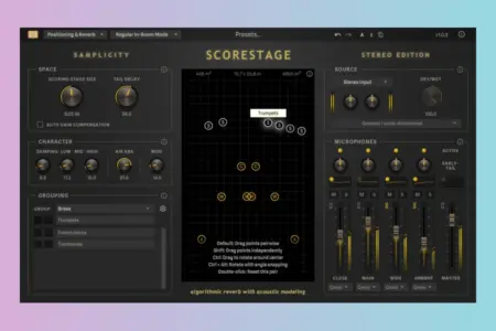 Featured image for “Samplicity ScoreStage: Algorithmic Reverb for Spatial Mixing”