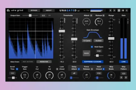 Featured image for “Wire Grind Unagated 2: Advanced VST Gating Plugin”