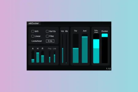 Featured image for “atkAudio atkDucker: Free Sidechain Ducking Plugin”