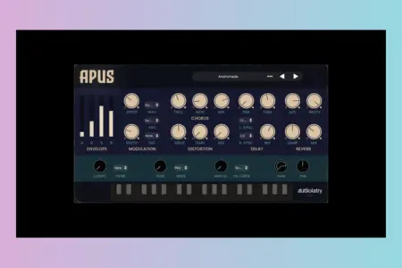 Featured image for “Audiolatry Apus: Free Lo-fi Instrument Plugin for Warm, Dusty Sounds”
