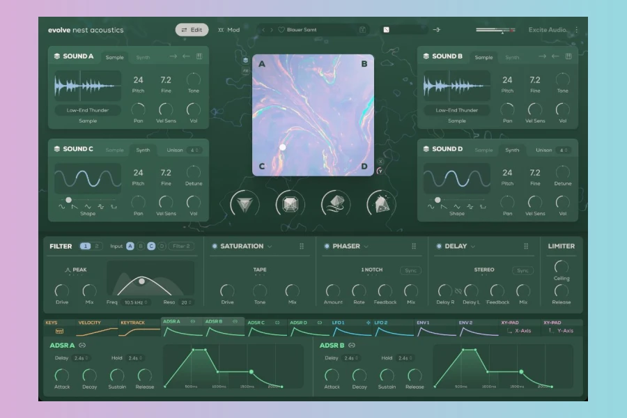 Excite Audio Evolve Nest: Organic Synthetic Textures