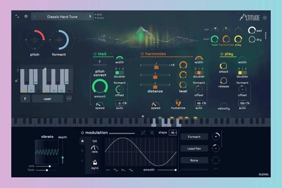 Klevgrand Altitude: Real time Vocal Processing & Harmonies