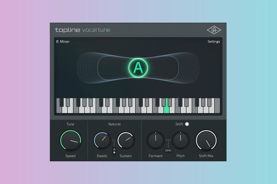 UAD Topline Vocal Tune: Native Pitch Correction Plugin