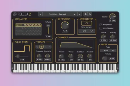 Featured image for “Relica 2: Free Chiptune Synth for Retro Soundscapes”