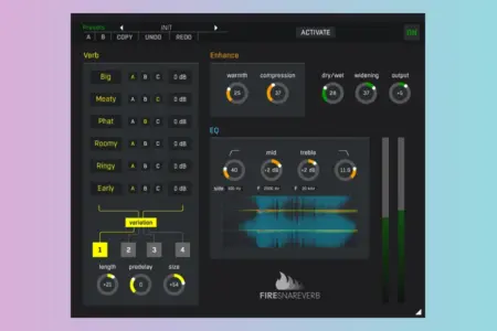 Featured image for “FireSnareVerb: Tailored Snare Reverb Plugin”