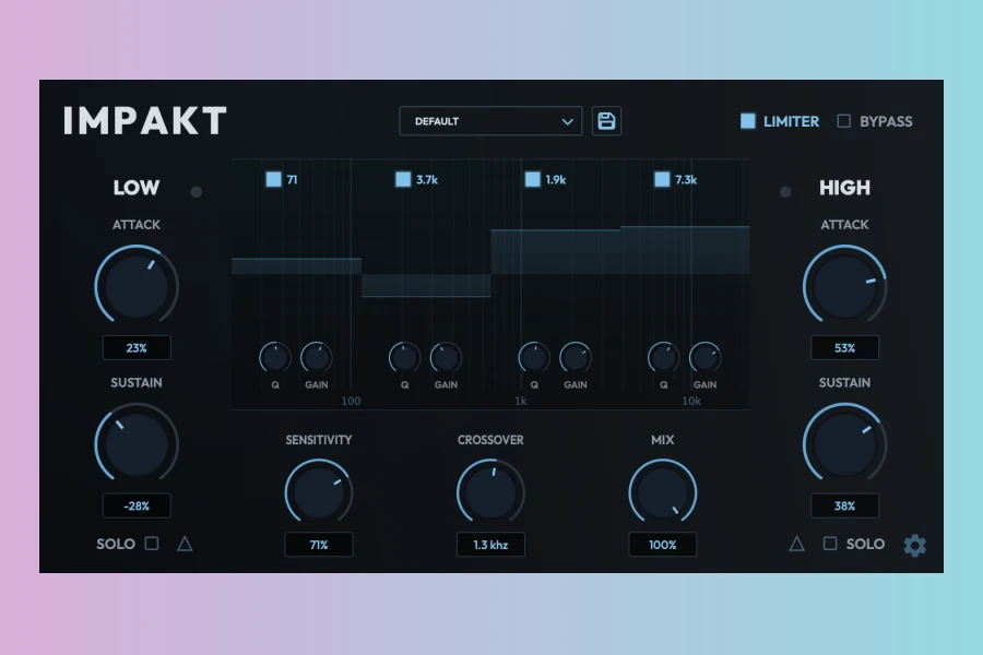 Full FX Media Impakt: Precise Multiband Transient Shaper