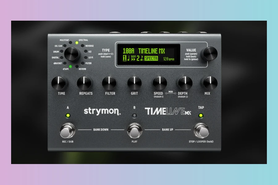 Strymon TimeLine MX: Next Gen Stereo Multi Delay Pedal