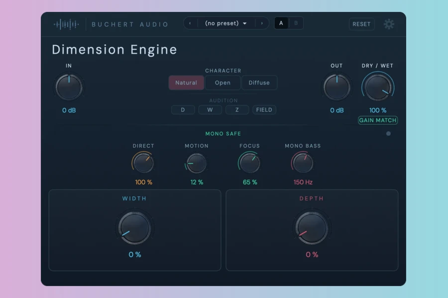 Buchert Audio Dimension Engine