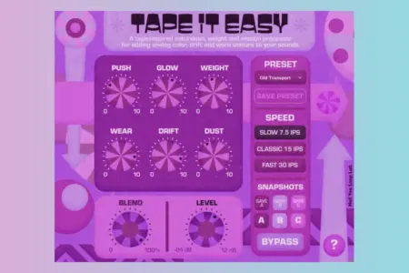 Featured image for “Tape It Easy: Tape Saturation, Drift & Wear Plugin”