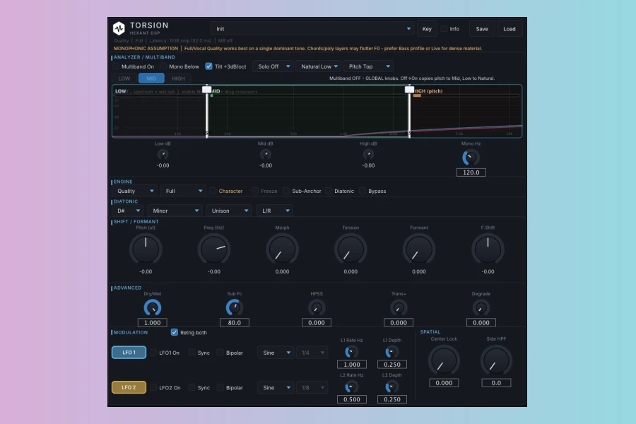 Hexant DSP Torsion