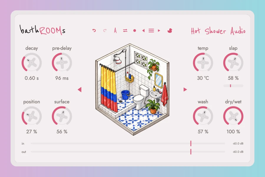 Hot Shower Audio bathROOMs